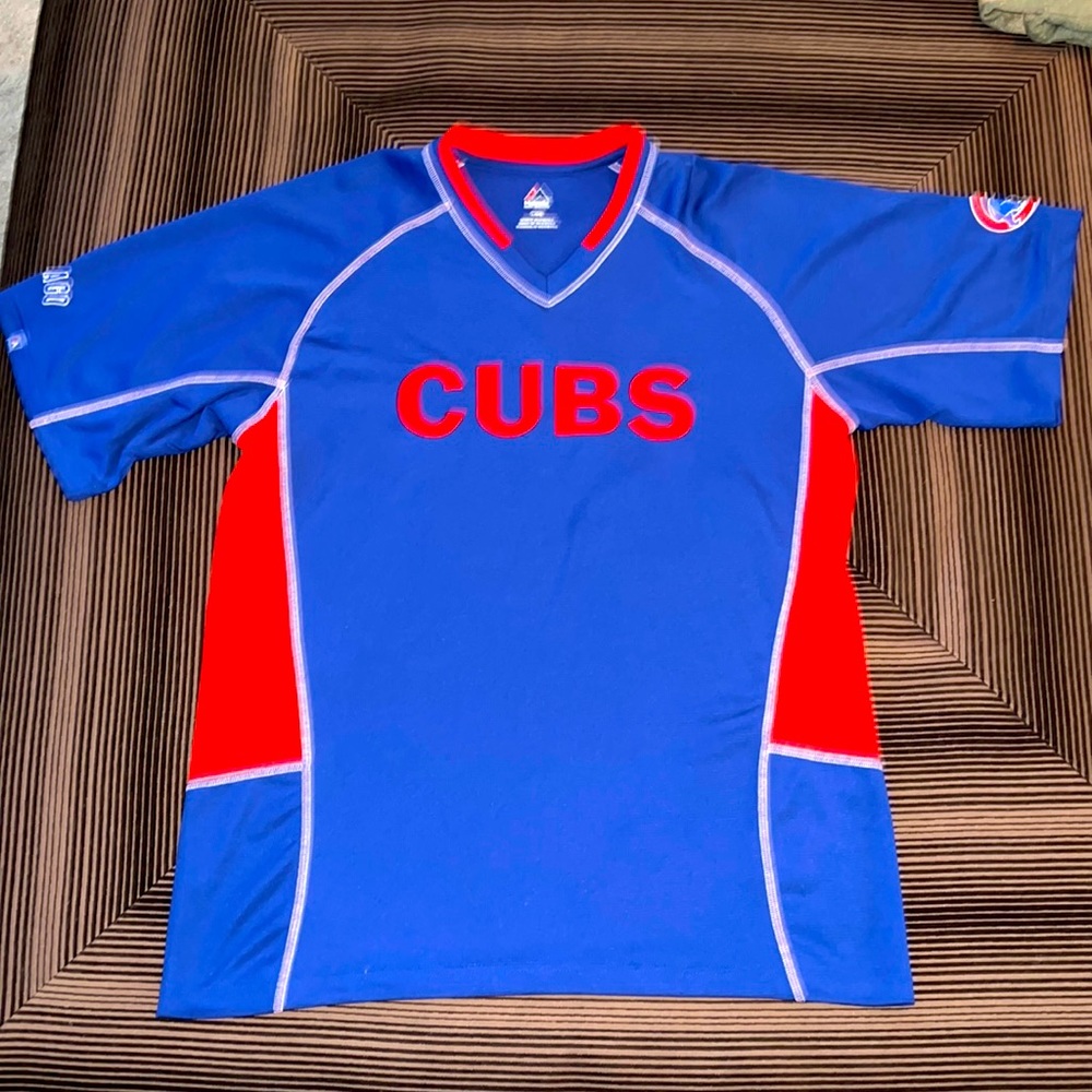 Men’s CUBS Majestic Dry Fit TShirt -Size Large